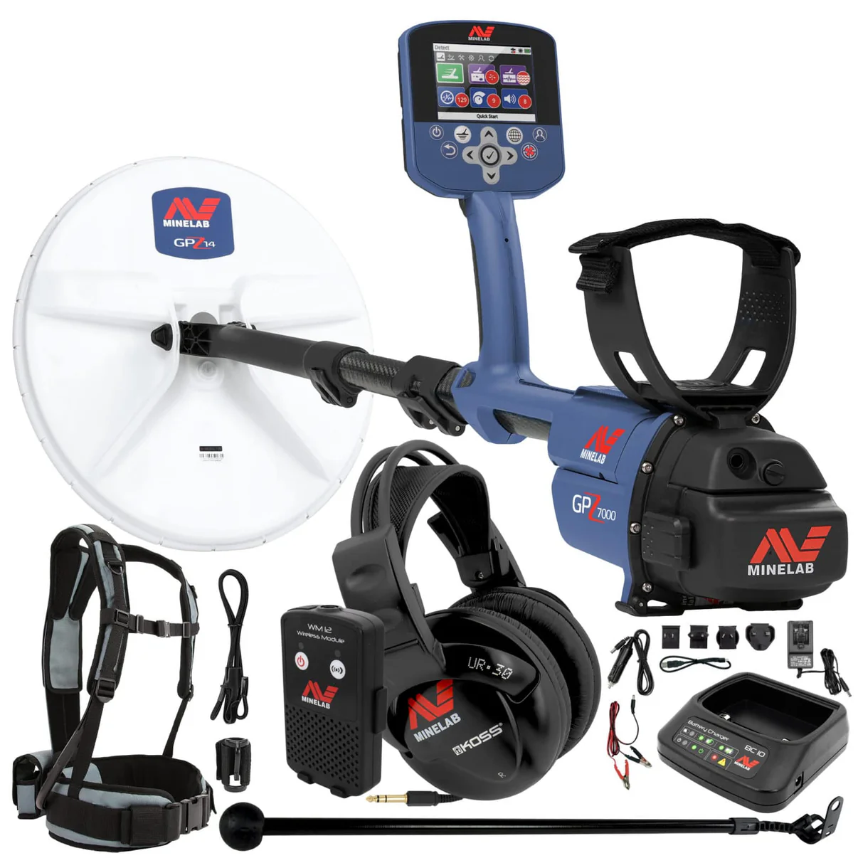 Open Box - Minelab GPZ 7000 All Terrain Gold Metal Detector